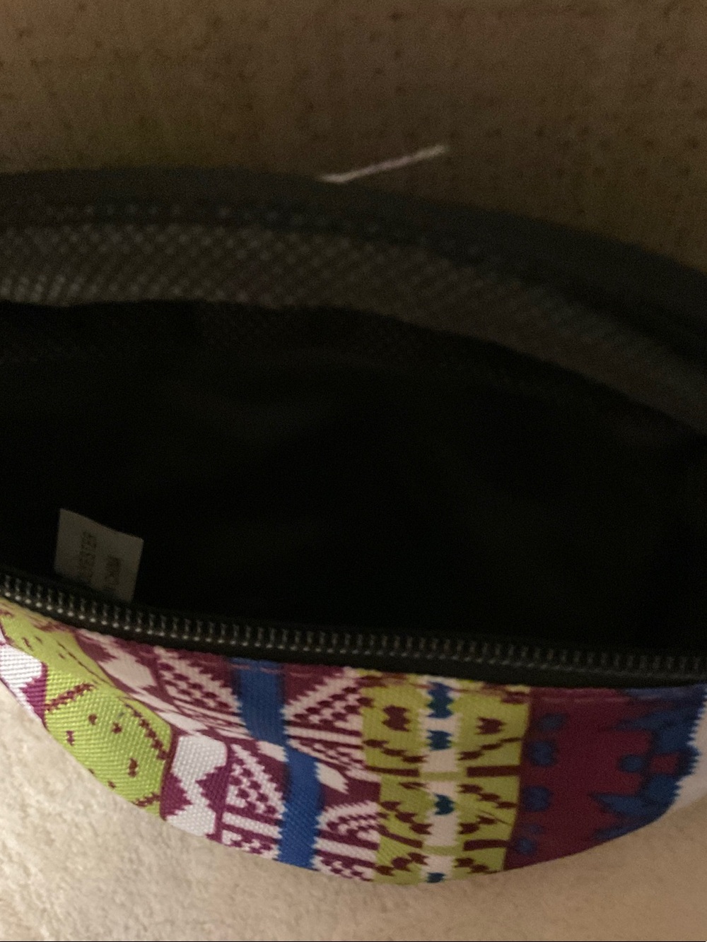 Kids Multicolor Aztec Pattern Waist Bag - Picture 4 of 4